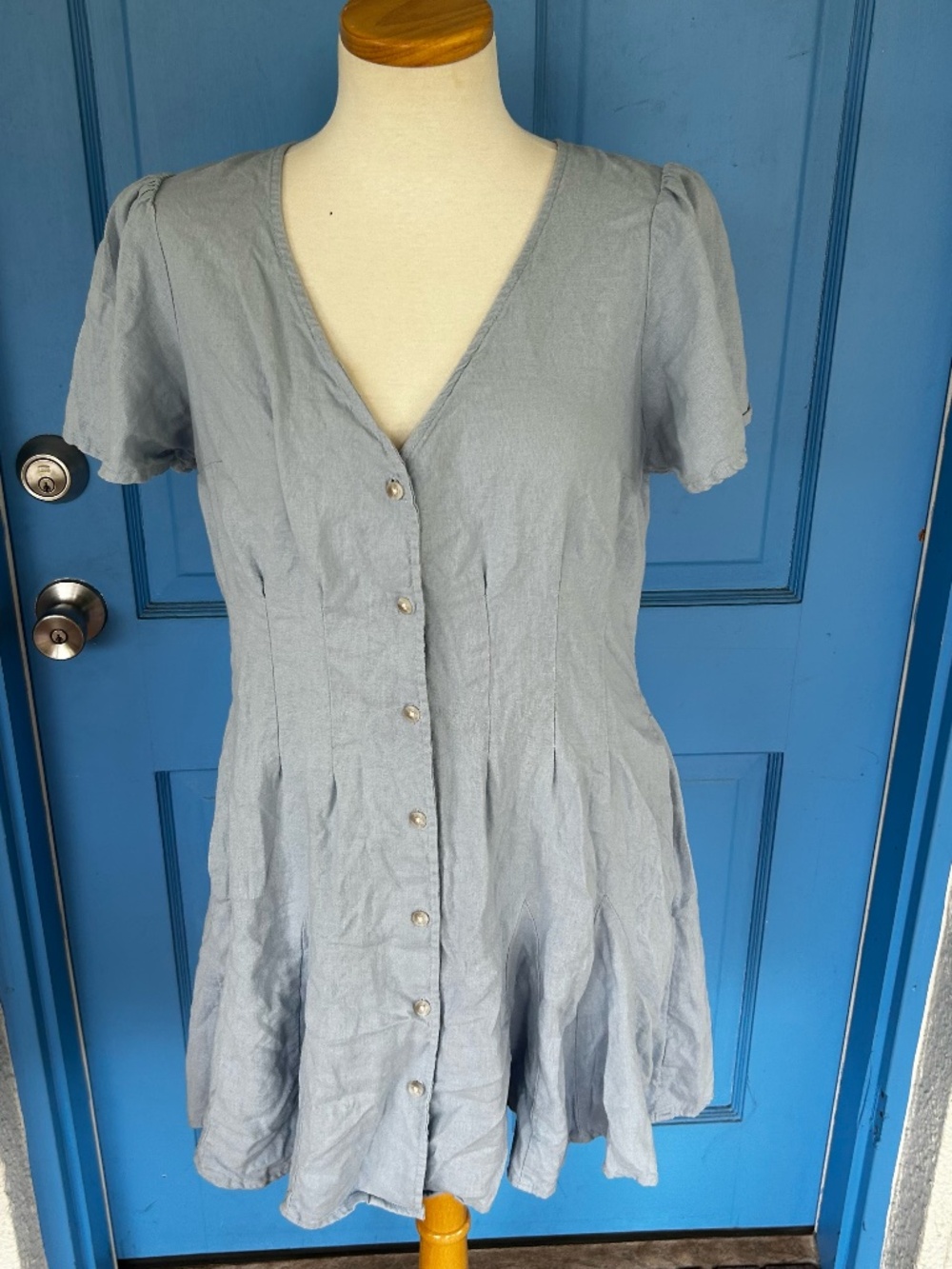 Universal Thread Linen Blend Dress, Cowgirl Chic